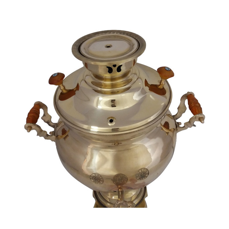سماور زغالی گلستان مدل norsha-z404 ظرفیت 6 لیتر