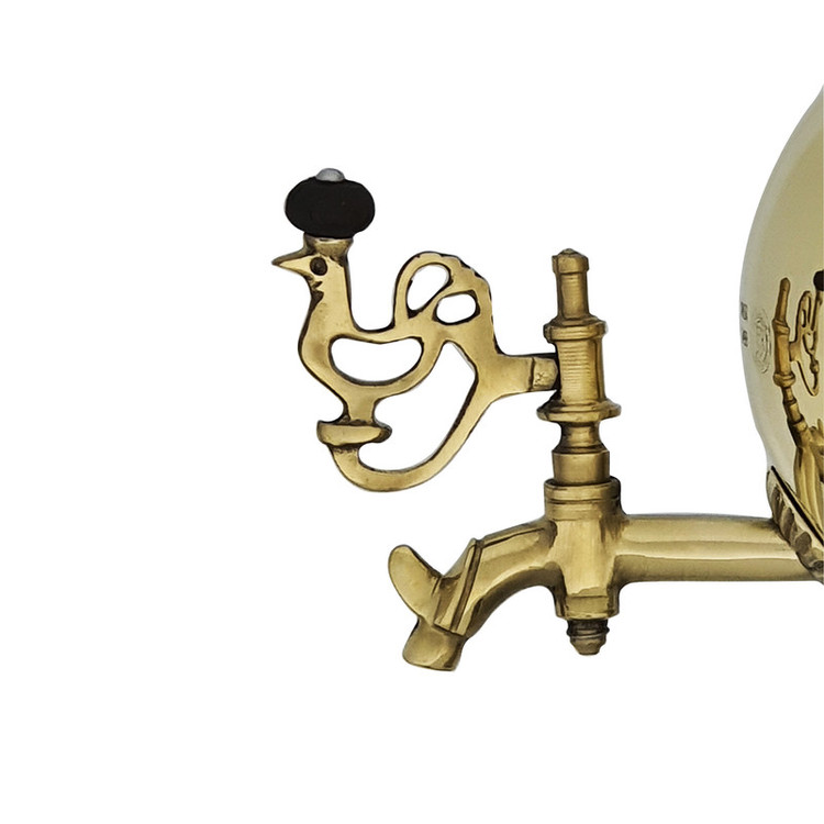 سماور زغالی عبدی مدل کلاسیک ظرفیت 3.5 لیتر