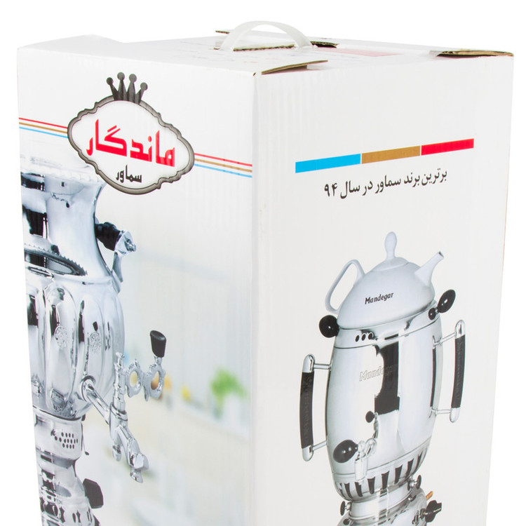 سماور گازی ماندگار کد 3091 گنجایش 8 لیتر