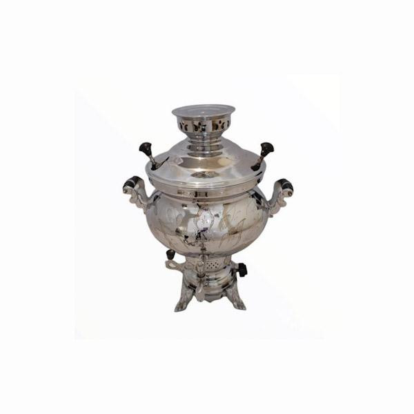 سماور گازی مدل گلستان کد 802 گنجایش 8 لیتر