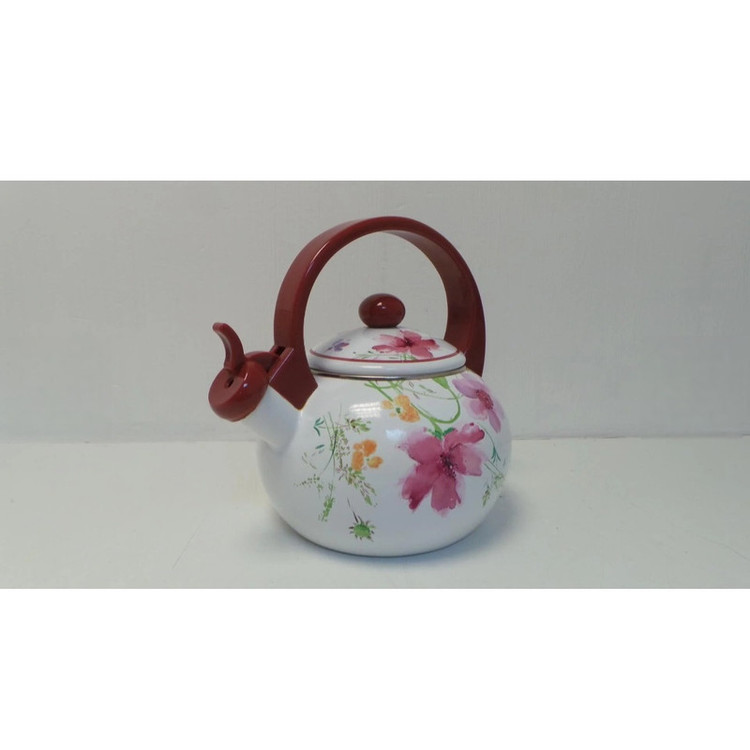 کتری مدل دسته دار طرح گل