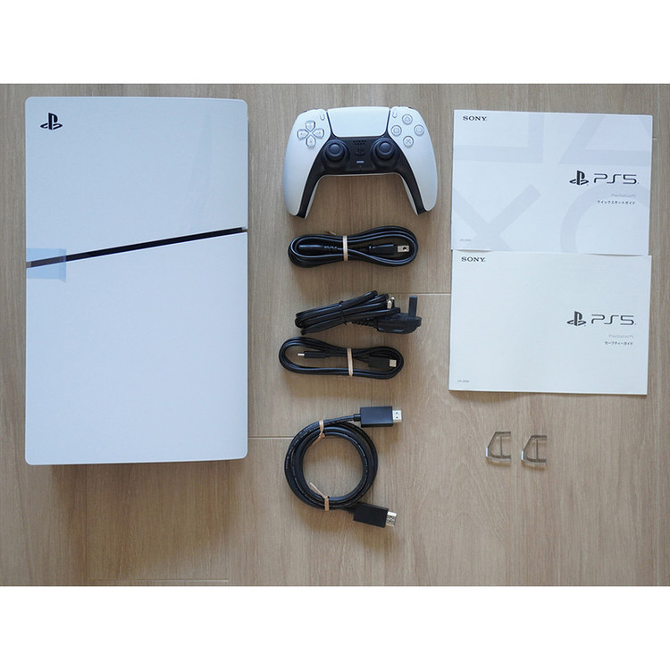 کنسول بازی سونی مدل PlayStation 5 Slim Digital Edition ظرفیت یک ترابایت ریجن 2000 آسیا به همراه دسته اضافه