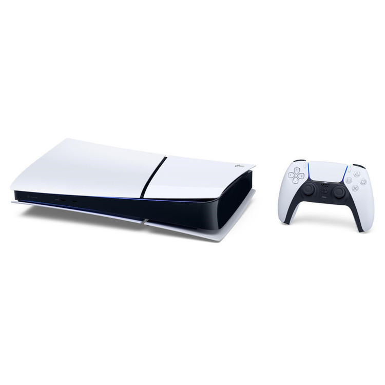 کنسول بازی سونی مدل PlayStation 5 Slim Digital Edition ظرفیت یک ترابایت ریجن 2000 آسیا به همراه دسته اضافه