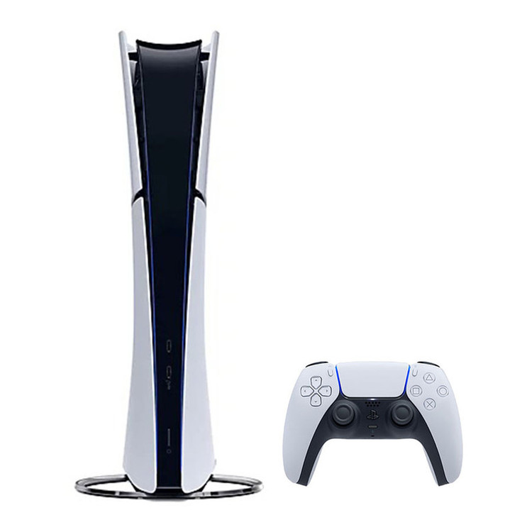 کنسول بازی سونی مدل PlayStation 5 Slim Digital Edition ظرفیت یک ترابایت ریجن 2000 آسیا به همراه دسته اضافه