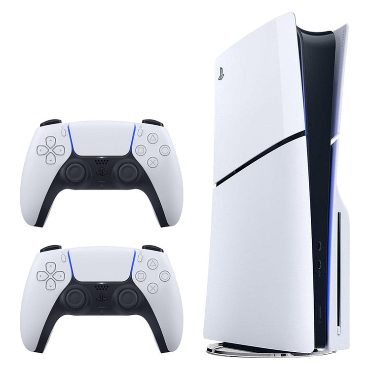 کنسول بازی سونی مدل PlayStation 5 Slim ظرفیت یک ترابایت ریجن 2000 آسیا به همراه دسته اضافی