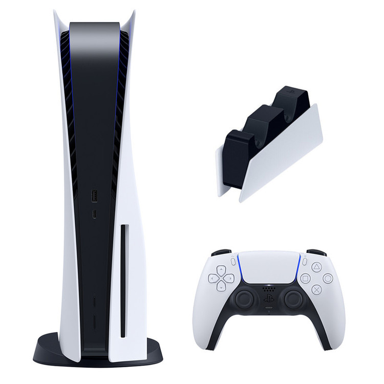 کنسول بازی سونی مدل PlayStation 5 ظرفیت 825 گیگابایت ریجن اروپا 1216A به همراه پایه شارژر