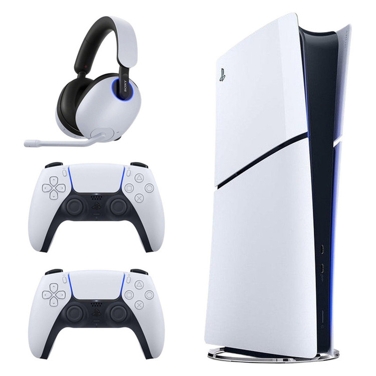 کنسول بازی سونی مدل PlayStation 5 Slim Digital Edition ظرفیت یک ترابایت به همراه دسته اضافه و هدست