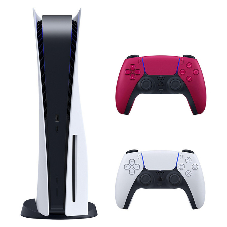 کنسول بازی سونی مدل PlayStation 5 ظرفیت 825 گیگابایت ریجن 1200 آسیا به همراه دسته اضافی