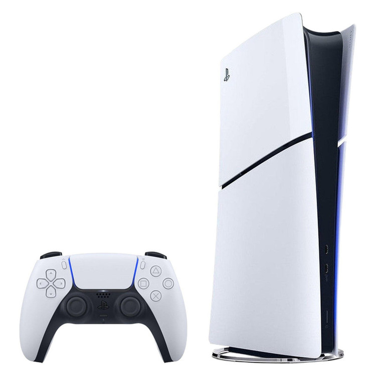 کنسول بازی سونی مدل PlayStation 5 Slim Digital Edition ریجن اروپا سری 2016B نسخه دیجیتال ظرفیت یک ترابایت به همراه بازی EA SPORTS FC 26