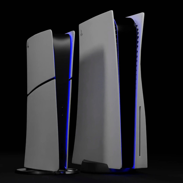 کنسول بازی سونی مدل PlayStation 5 Slim Digital Edition ریجن اروپا سری 2016B نسخه دیجیتال ظرفیت یک ترابایت به همراه بازی EA SPORTS FC 26
