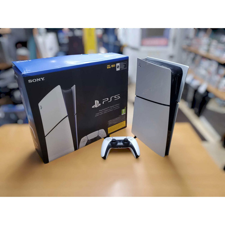 کنسول بازی سونی مدل PlayStation 5 Slim Digital Edition ریجن اروپا سری 2016B نسخه دیجیتال ظرفیت یک ترابایت به همراه بازی EA SPORTS FC 26