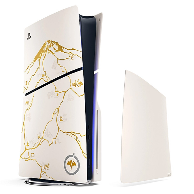 کنسول بازی سونی مدل PlayStation 5 Slim Ghost of Yotei Gold Limited Edition