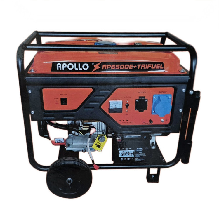 موتور برق گازسوز 18 اسب بخار آپولو مدل AP6500E+TRIFUL