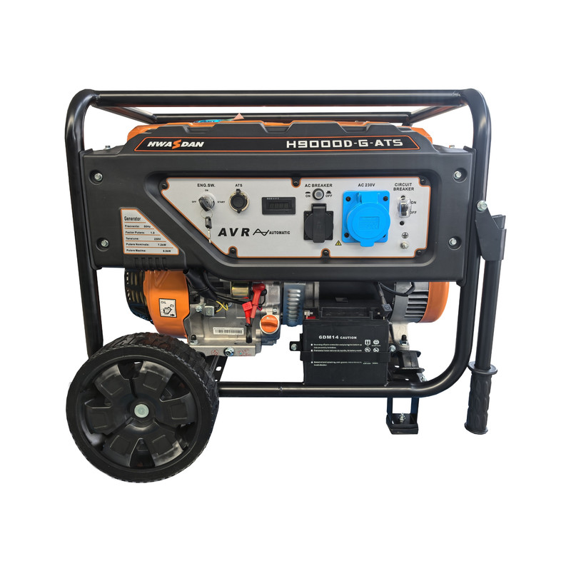 موتور برق بنزینی 18 اسب بخار هواسدان مدل H9000D-G-ATS