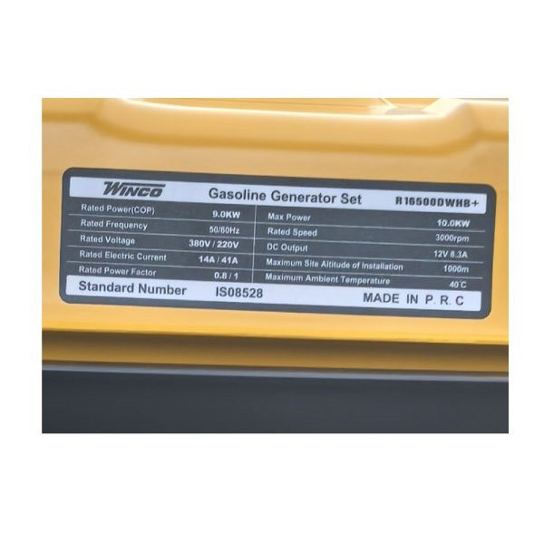 موتور برق بنزینی وینکو مدل R15500DWHB+ ATS