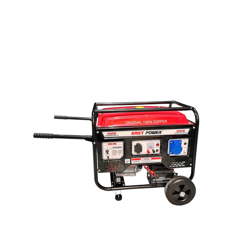 موتور برق بنزینی 15 اسب بخار ایزی پاور مدل EP8200 DE2 6KW