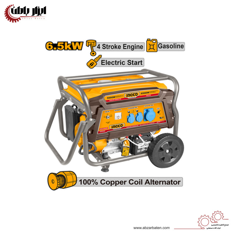 موتور برق بنزینی اینکو مدل GE-90006-9000W ظرفیت 9 کیلووات