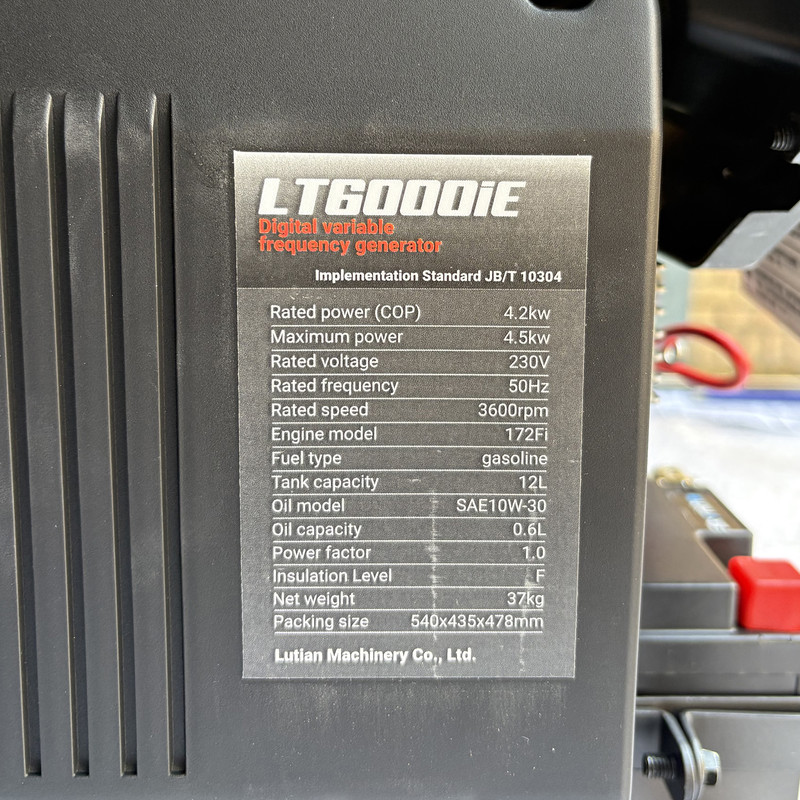 موتور برق بنزینی 8.5 اسب بخار لوتیان مدل LT6000iE
