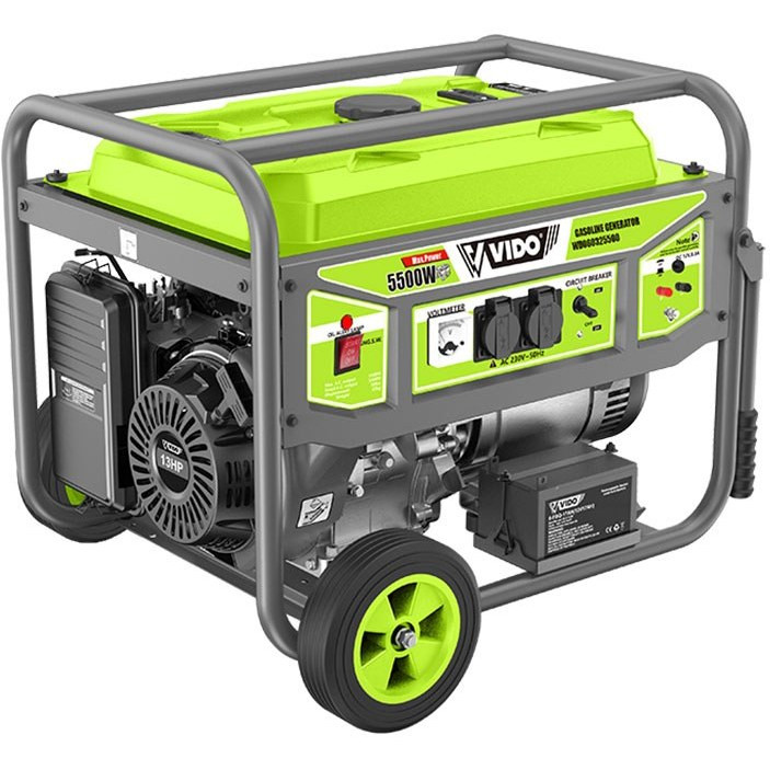 موتور برق بنزینی 5500 وات ویدو مدل WD060325500