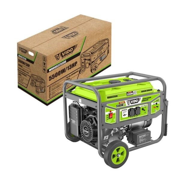 موتور برق بنزینی 5500 وات ویدو مدل WD060325500