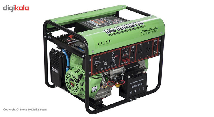 موتور برق گازسوز گرین پاور مدل CC5000-NG-LPG-B