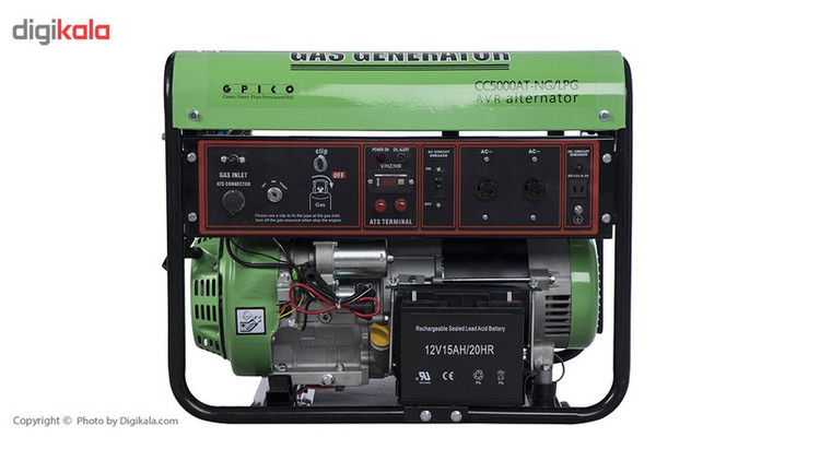 موتور برق گازسوز گرین پاور مدل CC5000-NG-LPG-B