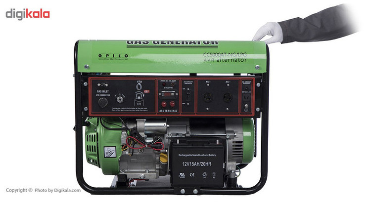 موتور برق گازسوز گرین پاور مدل CC5000-NG-LPG-B