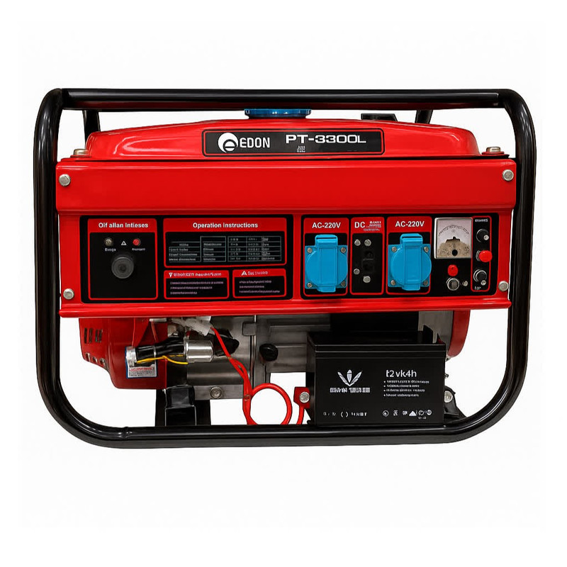 موتور برق بنزینی 3300 وات مدل ادون PT-3300L استارتی