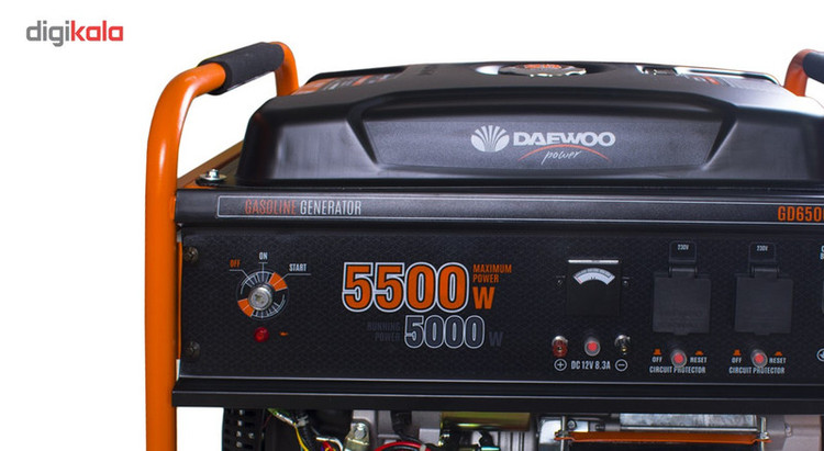 موتور برق 5.5 کیلو وات دوو مدل GD 6500E
