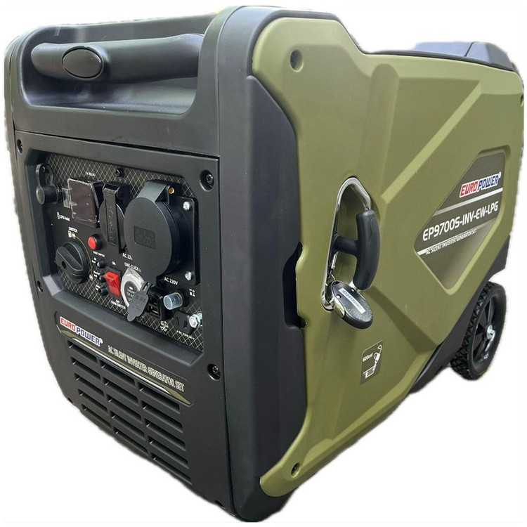 موتور برق بنزینی 9 اسب بخار یورو پاور مدل EP9700S-INV-EW-LPG