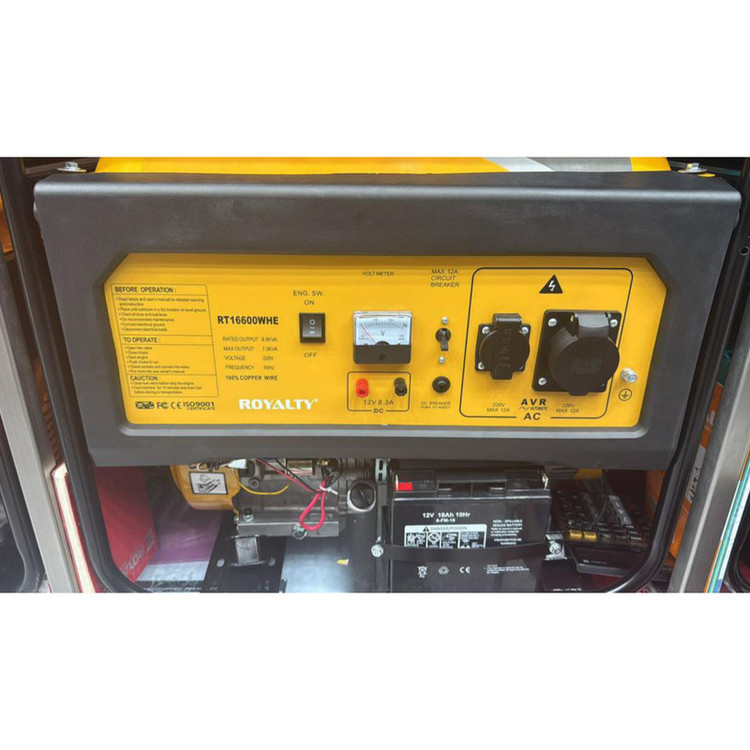 موتور برق بنزینی 9 اسب بخار رویالتی مدل RT16600WHE