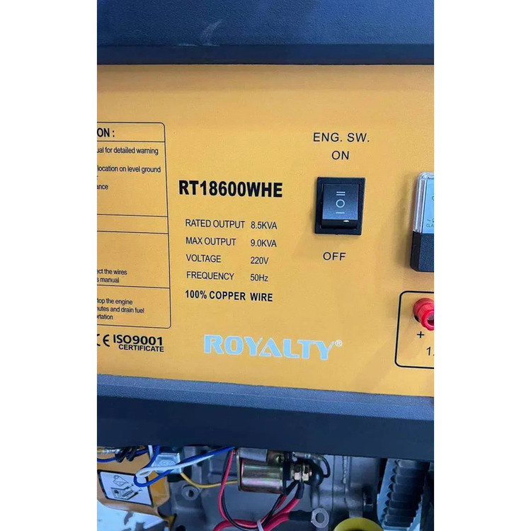 موتور برق بنزینی 12 اسب بخار رویالتی مدل RT18600WHE