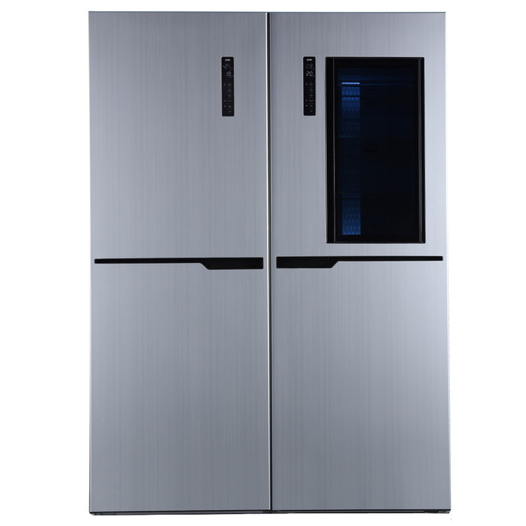 یخچال فریزر دوقلو 40 فوت استیلون مدل STORM PLUS، دارای اخطار باز ماندن درب و یخساز دستی، ارتفاع 200، پهنای 65 و عمق 65 سانتی متر، میزان مصرف انرژی C، دارای 8 طبقه در یخچال و 8 طبقه در فریزر