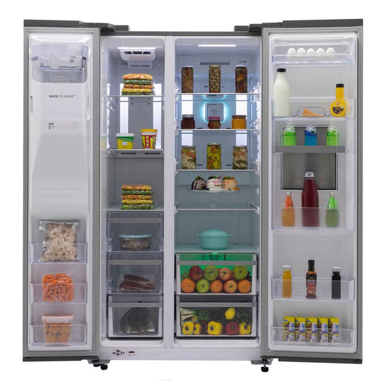 یخچال و فریزر ساید بای ساید 32 فوت اسنوا مدل S2Di-M210-W