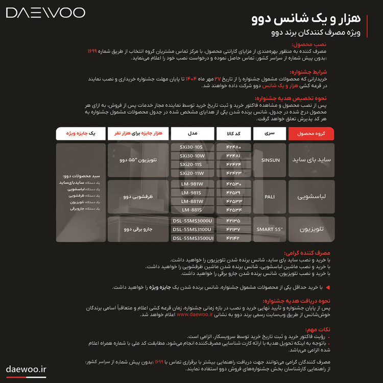 یخچال فریزر ساید بای ساید 28 فوت دوو مدل SXi20-11W