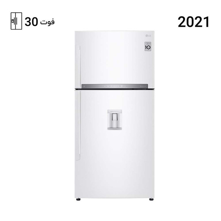 یخچال فریزر طرح فریزر بالا 30 فوت ال جی مدل GR-F882HBHU