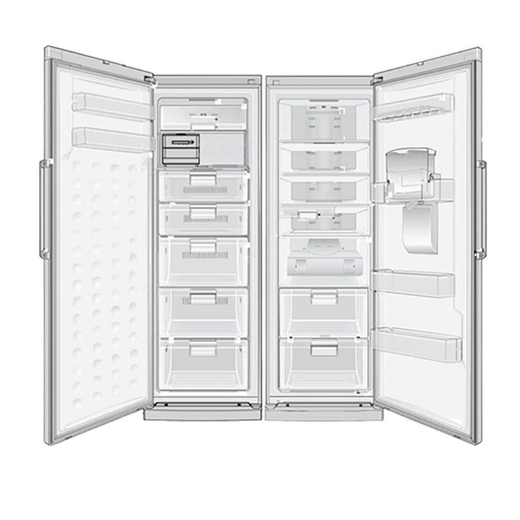 یخچال و فریزر دوقلو 40 فوت سام مدل RR60-RZ60/S