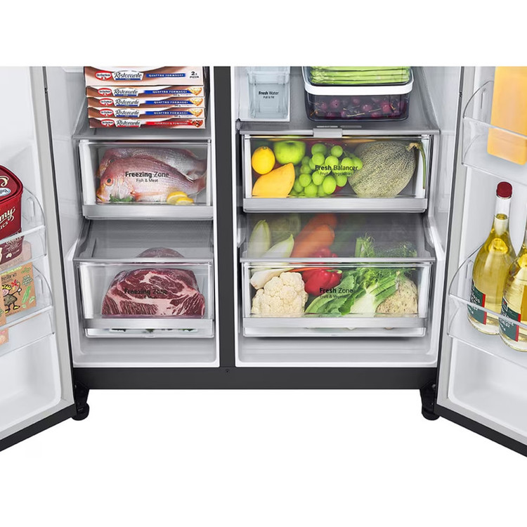 یخچال فریزر ساید بای ساید 22 فوت ال جی مدل GR-X267MSHS