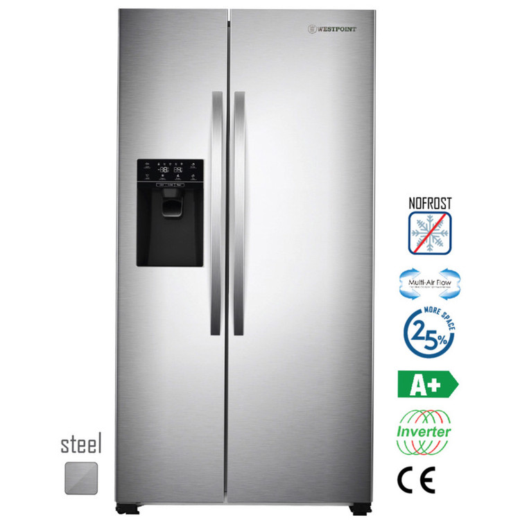 یخچال و فریزر ساید بای ساید 25 فوت وست پوینت مدل WSQ 5916