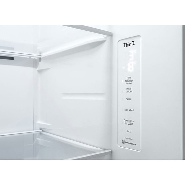 یخچال فریزر ساید بای ساید 24 فوت ال جی مدل GC-J257SMSV