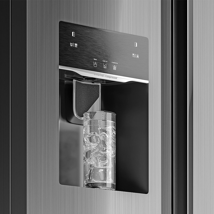 یخچال و فریزر ساید بای ساید 28 فوت جی پلاس مدل GSS-P7635S
