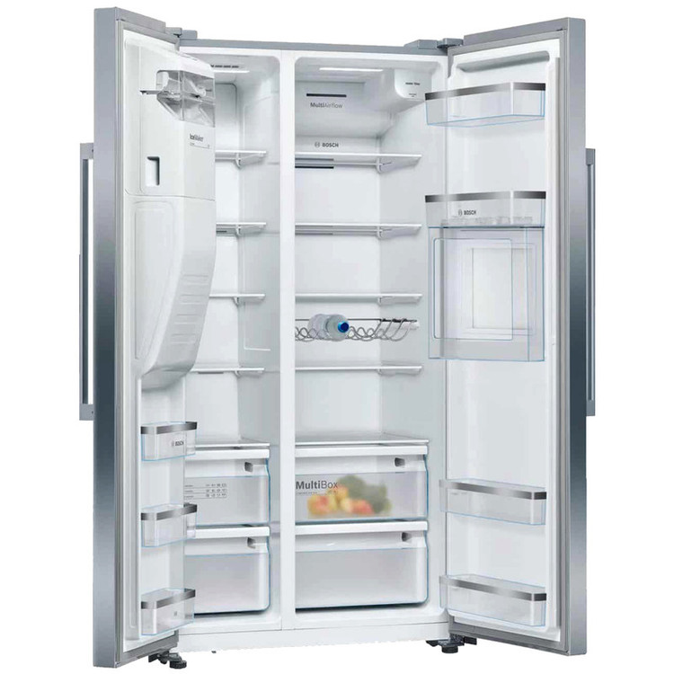یخچال و فریزر ساید بای ساید 27 فوت بوش مدل KAG93AI304