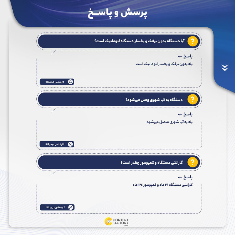 یخچال و فریزر دوقلو 40 فوت دوو مدل DLR-2030 / DLF-2030