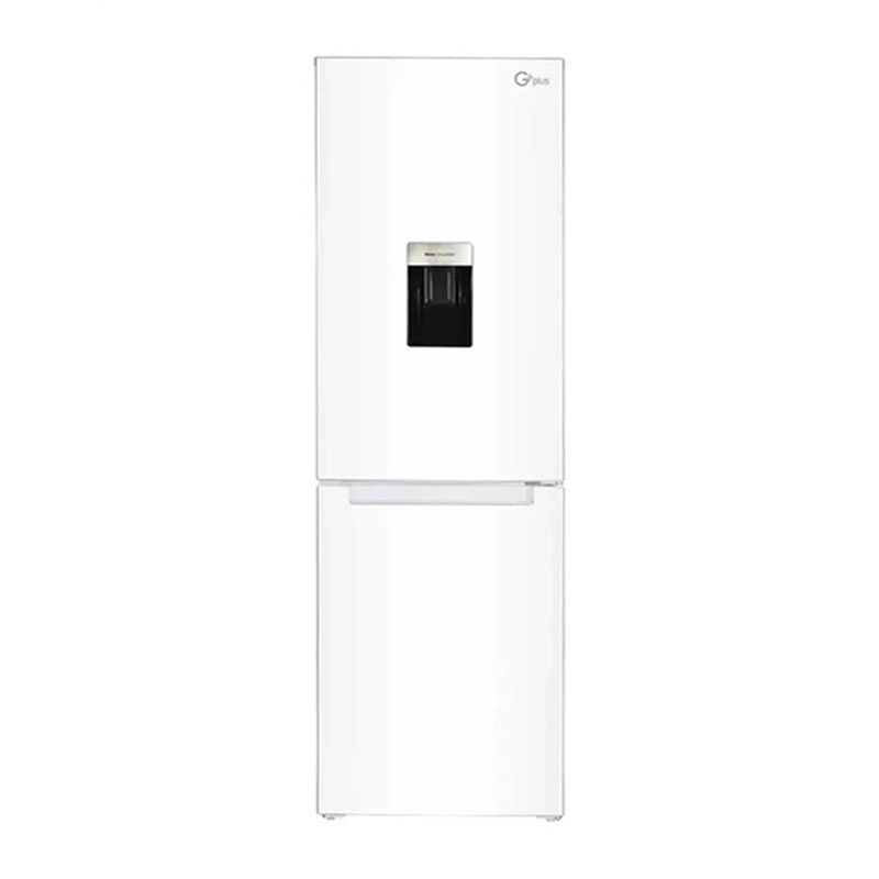 یخچال فریزر 18 فوت جی پلاس مدل GRF-P3117S/W، دارای آبریز دستی، با ارتفاع 184.3، پهنای 60 و عمق 67.2 سانتیمتر، میزان مصرف انرژی A++، دارای 4 طبقه در یخچال و 3 طبقه در فریزر