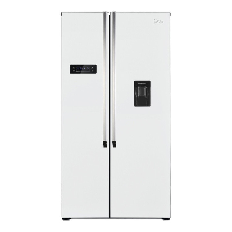 یخچال و فریزر ساید بای ساید 27 فوت جی پلاس مدل GSS-K715W