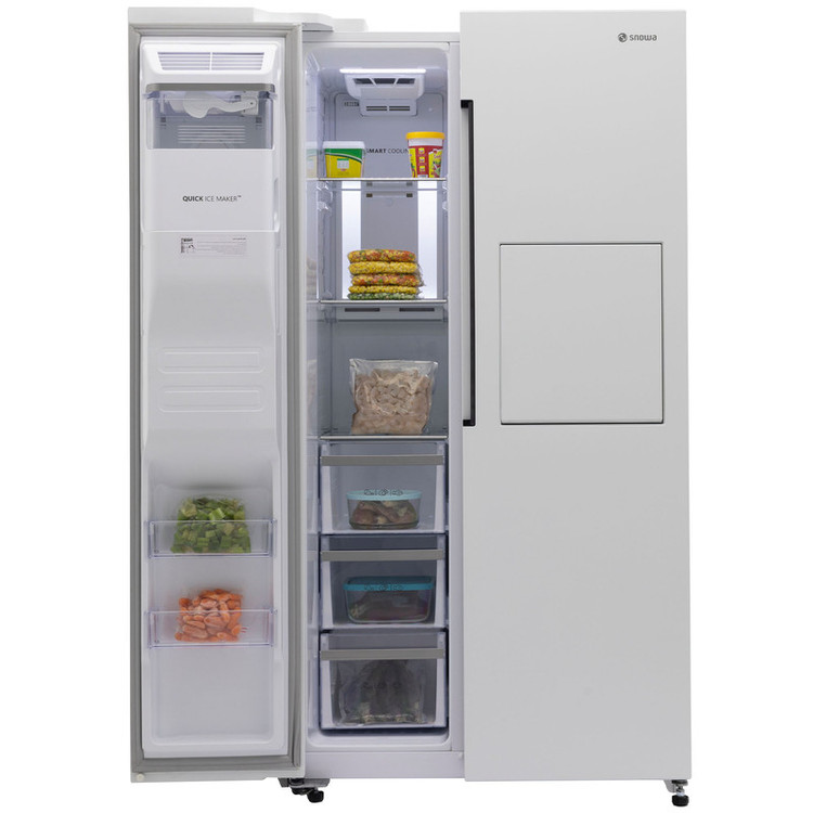یخچال و فریزر ساید بای ساید 27 فوت اسنوا مدل SN8-2261GW