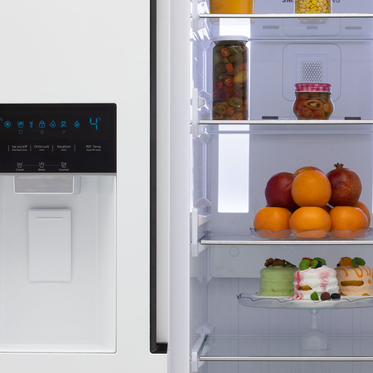 یخچال و فریزر ساید بای ساید 27 فوت اسنوا مدل SN8-2261GW