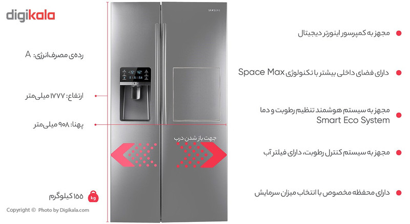 یخچال و فریزر 32 فوت سامسونگ مدل Polaris